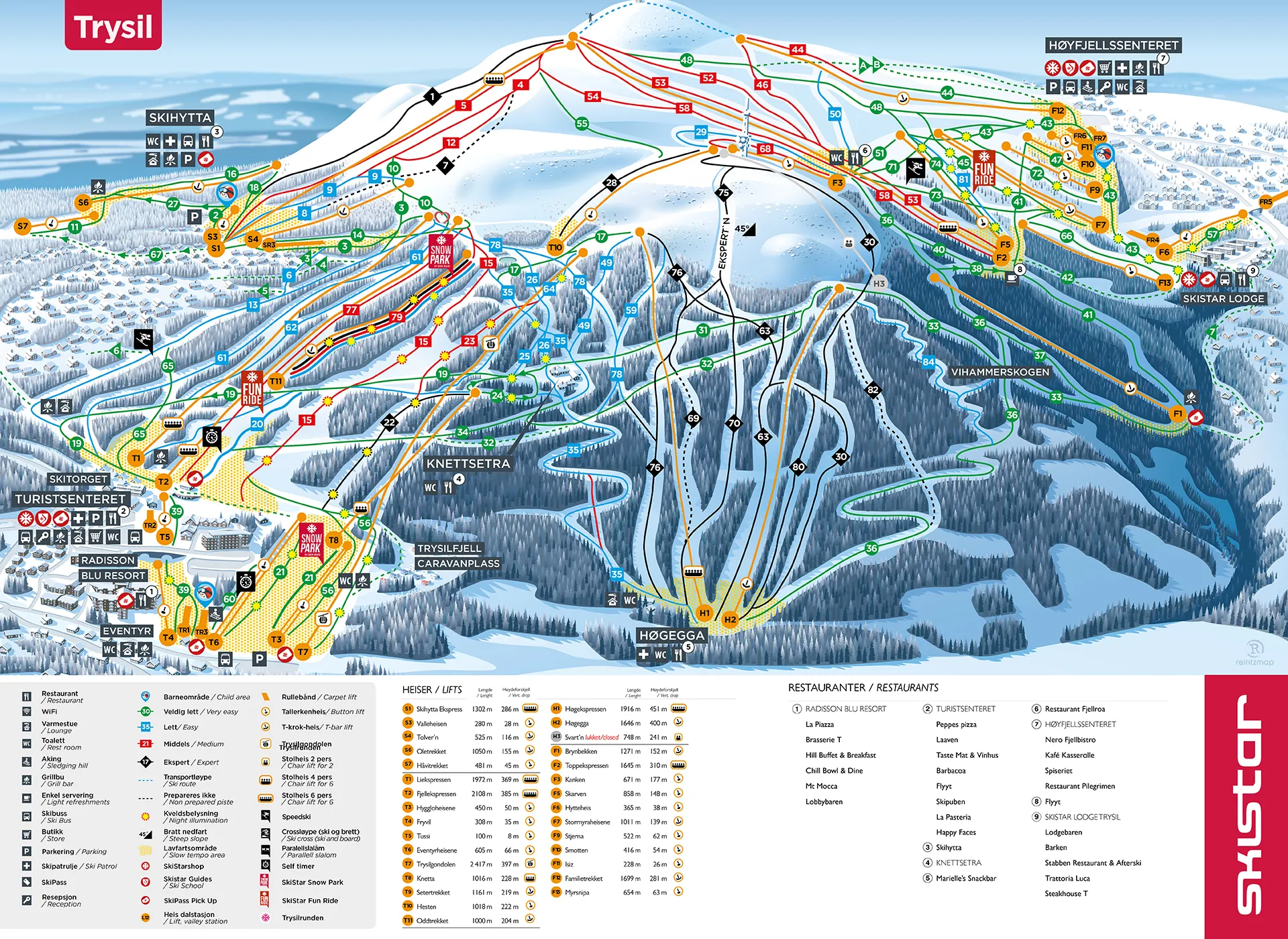 Pistkarta Trysil 25/26
