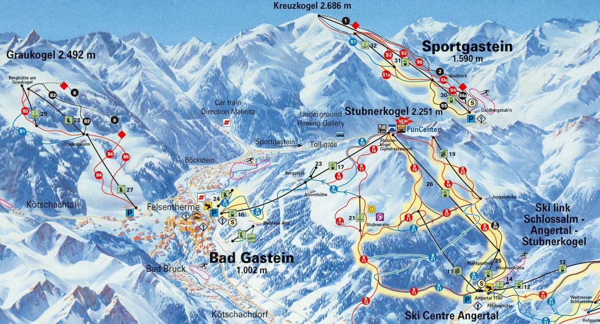 Bad Gastein - Skidpass