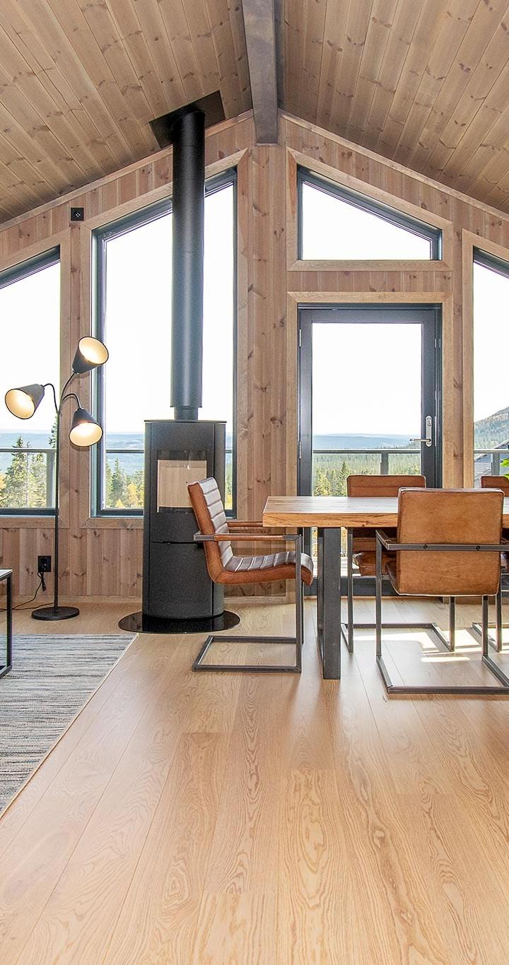 Høyfjellssenteret – SKURUFJELLET HYTTER 1136 – 4 soveværelser, 8 senge, 109m2 – Skurufjellet hytter