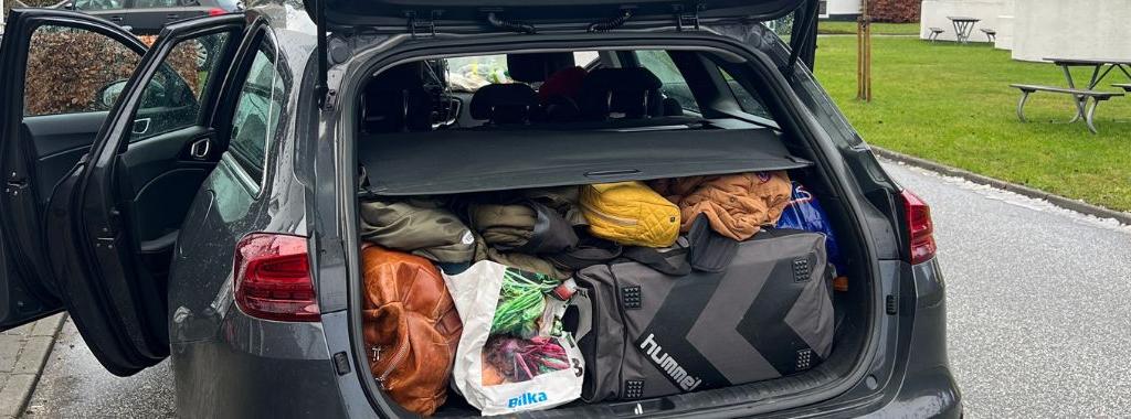Självkörande sommarsemester till Österrike med fullpackad bil