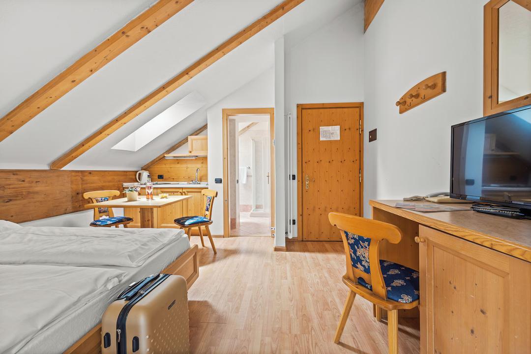 Studiolejlighed max 2 pers. – Garni Aparthotel Princess (Penia)